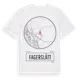 White t-shirt med Fagerslätt t-shirt