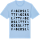 Blue Soul t-shirt med Fagerslätt ordlek t-shirt