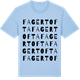 Blue Soul t-shirt med Fagertofta ordlek t-shirt