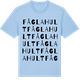 Blue Soul t-shirt med Fåglahult ordlek t-shirt