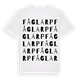 Fåglarp ordlek t-shirt