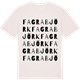 Vintage White t-shirt med Fagrabjörk ordlek t-shirt