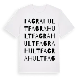 Fagrahult ordlek t-shirt – ekologisk bomull t-shirt från Pinshirt