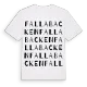 Fallabacken ordlek t-shirt