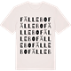 Vintage White t-shirt med Fällebo ordlek t-shirt
