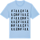 Blue Soul t-shirt med Fällefållen ordlek t-shirt