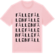 Pink Cotton t-shirt med Fällefållen ordlek t-shirt