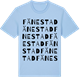 Blue Soul t-shirt med Fänestad ordlek t-shirt