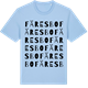 Blue Soul t-shirt med Färesbo ordlek t-shirt