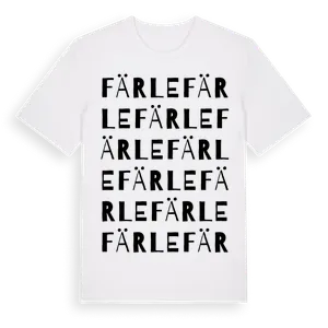 Färle ordlek t-shirt – ekologisk bomull t-shirt från Pinshirt