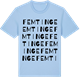 Blue Soul t-shirt med Femtinge ordlek t-shirt