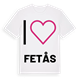 Jag älskar Fetås t-shirt stort tryck