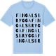 Blue Soul t-shirt med Fingals brygga ordlek t-shirt
