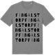 Mid Heather Gray t-shirt med Fingalstorp ordlek t-shirt