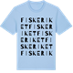 Blue Soul t-shirt med Fiskeriket ordlek t-shirt