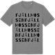 Mid Heather Gray t-shirt med Fjällmossen ordlek t-shirt