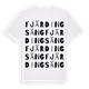 Fjärdingsäng ordlek t-shirt