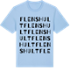 Blue Soul t-shirt med Flenshult ordlek t-shirt