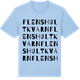 Blue Soul t-shirt med Flenshult kvarn ordlek t-shirt