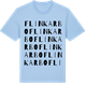 Blue Soul t-shirt med Flinkarbo ordlek t-shirt