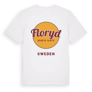 Floryd cirkel t-shirt – ekologisk bomull t-shirt från Pinshirt
