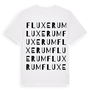 Fluxerum ordlek t-shirt – ekologisk bomull t-shirt från Pinshirt