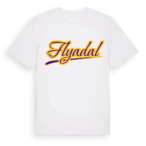 Flyadal baseball t-shirt – ekologisk bomull t-shirt från Pinshirt