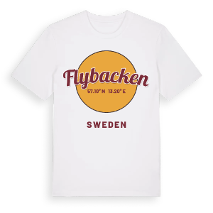 Flybacken cirkel t-shirt – ekologisk bomull t-shirt från Pinshirt
