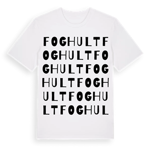 Foghult ordlek t-shirt – ekologisk bomull t-shirt från Pinshirt