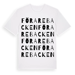 Förarebacken ordlek t-shirt – ekologisk bomull t-shirt från Pinshirt