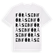 White t-shirt med Föråsen ordlek t-shirt