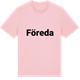 Pink Cotton t-shirt med Föreda fetstil t-shirt