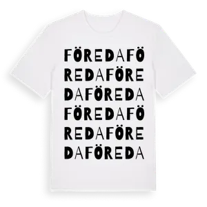 Föreda ordlek t-shirt – ekologisk bomull t-shirt från Pinshirt