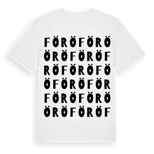 Förö ordlek t-shirt – ekologisk bomull t-shirt från Pinshirt