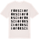 Vintage White t-shirt med Försebo ordlek t-shirt