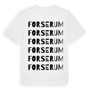 Forserum ordlek t-shirt – ekologisk bomull t-shirt från Pinshirt