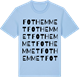 Blue Soul t-shirt med Fothemmet ordlek t-shirt