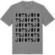Mid Heather Gray t-shirt med Fotsjö ordlek t-shirt