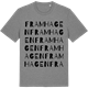 Mid Heather Gray t-shirt med Framhagen ordlek t-shirt