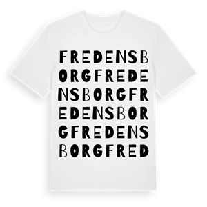 Fredensborg ordlek t-shirt – ekologisk bomull t-shirt från Pinshirt