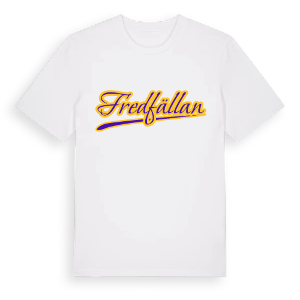 Fredfällan baseball t-shirt – ekologisk bomull t-shirt från Pinshirt
