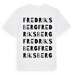Fredriksberg ordlek t-shirt – ekologisk bomull t-shirt från Pinshirt