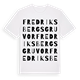 Fredriksbergs gruvor ordlek t-shirt