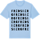 Blue Soul t-shirt med Fredsberg ordlek t-shirt