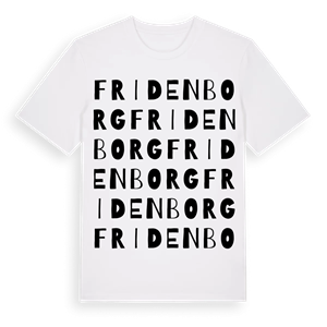 Fridenborg ordlek t-shirt – ekologisk bomull t-shirt från Pinshirt