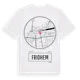 White t-shirt med Fridhem t-shirt