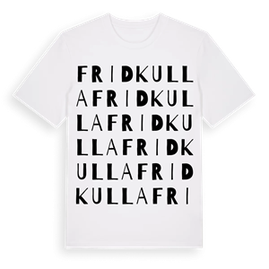 Fridkulla ordlek t-shirt – ekologisk bomull t-shirt från Pinshirt