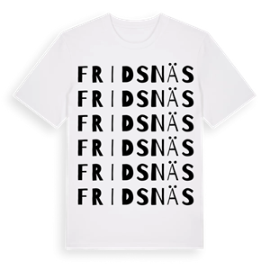 Fridsnäs ordlek t-shirt – ekologisk bomull t-shirt från Pinshirt
