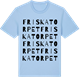 Blue Soul t-shirt med Friskatorpet ordlek t-shirt