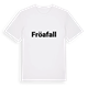 White t-shirt med Fröafall fetstil t-shirt